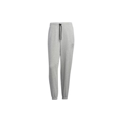 Neo Solid Color Drawstring Waist Jogger Pants With Snap Buttons Men Bottoms Grey HM9992