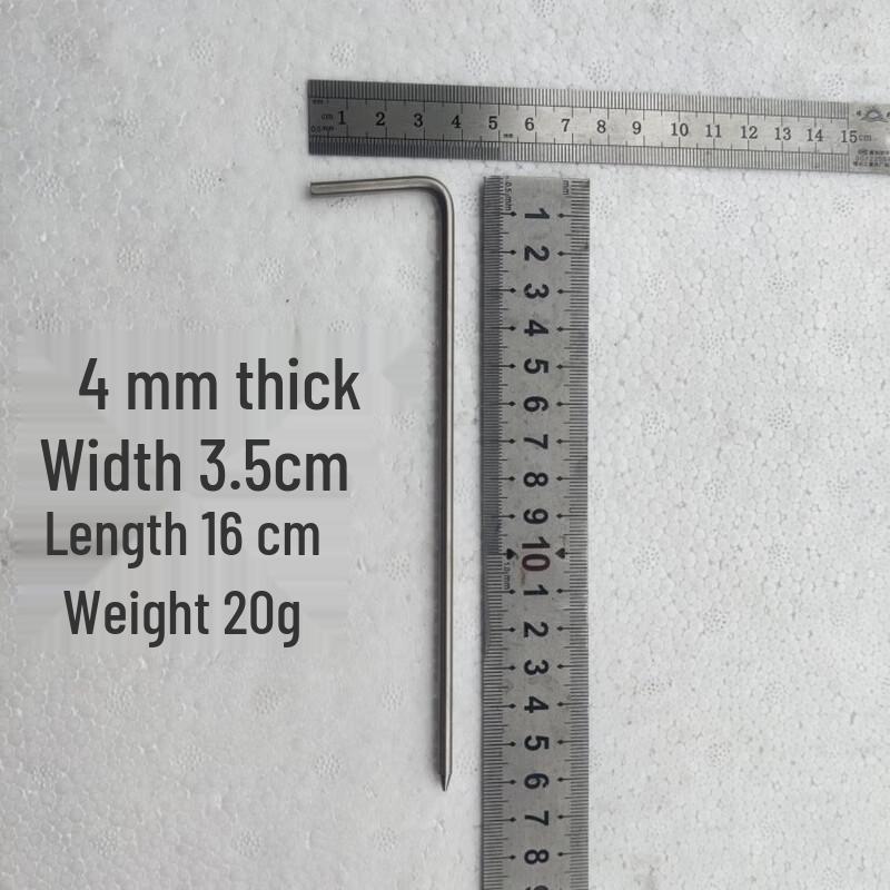 304 Stainless Steel Tent Tarp Ground Stakes