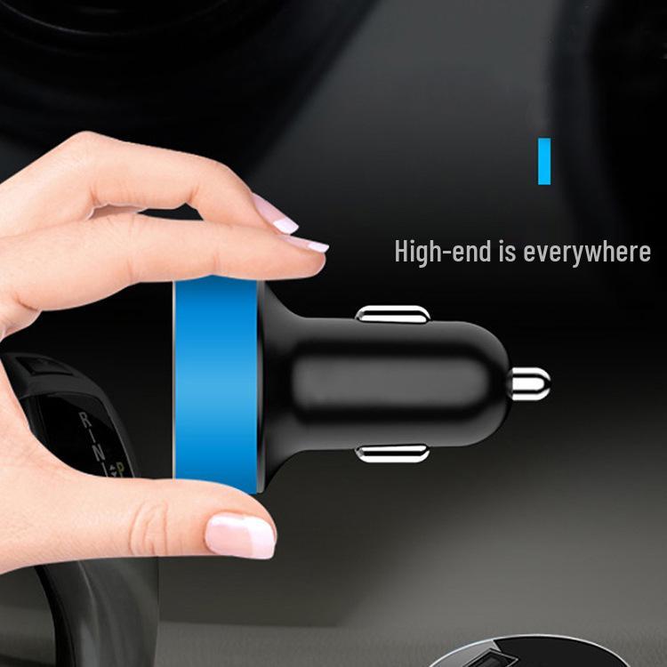 Dual USB Car Charger Cigarette Lighter Adapter for Fast Mobile Phone Charging