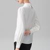 Women Comfortable Chiffon Pleated Beads Long Sleeve Satin Top Temperament Inner Top Updated Fit