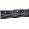 Aluminum Alloy Safety Ruler with Guard 30cm Drafting Ruler  for Crafts and Office Use