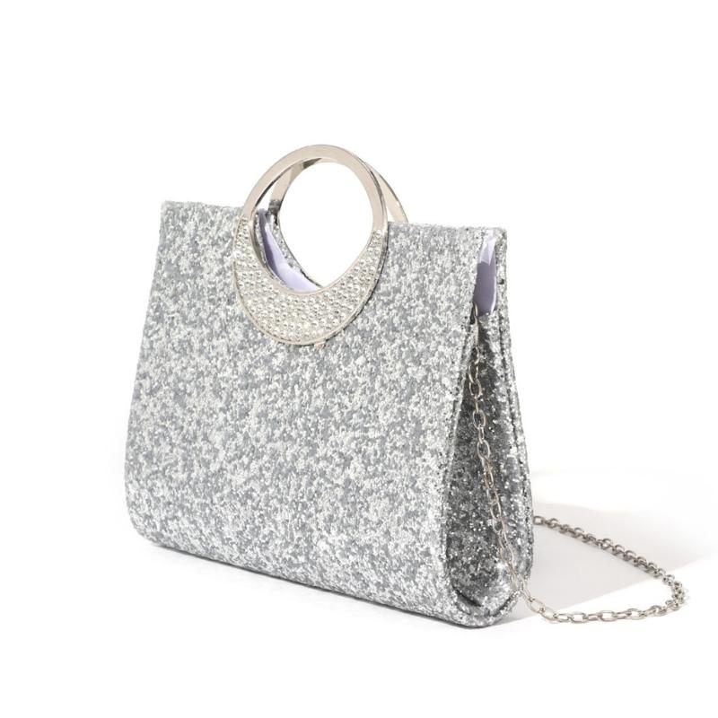 Evening Bag for Women Crossbody Bag Sparkly Handbags with Chain,Shoulder Bag Ladies Clutches Purse for Wedding,Prom,