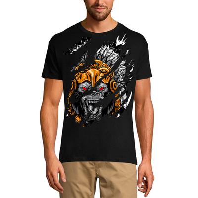 T-shirt déchiré pour hommes Angry King Gorrila - Chief Monkey - Chemise pour hommes