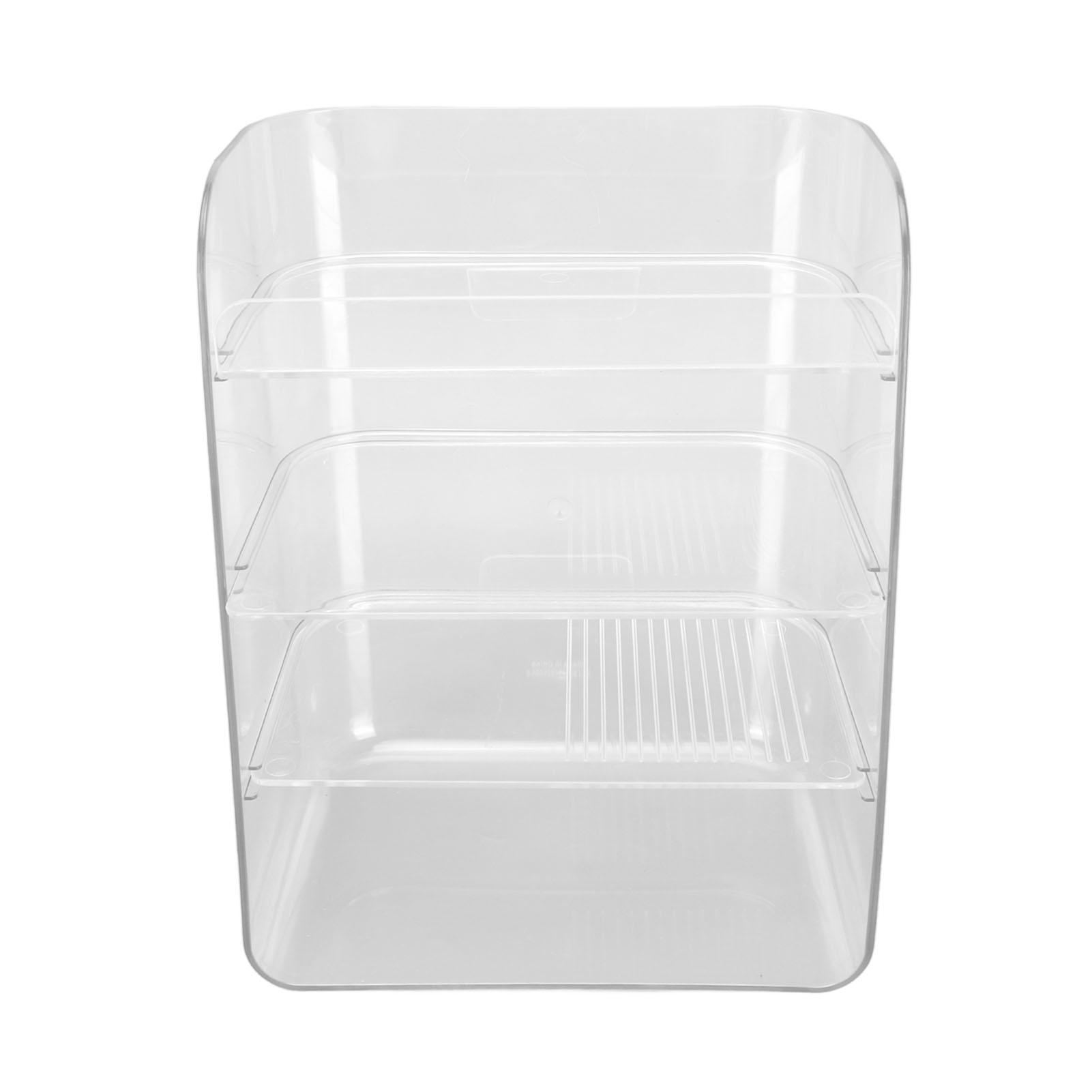 

Косметическая полка многослойная большой вместимости съемная перегородка устойчивый органайзер для столешницы для прозрачный