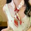 Vintage Floral Headscarf Women Bandana Head Wrap Hair Clips Headwear Summer Travel Beach Hair Accessories