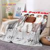 2025 Rock-One Direction Combinatio 1D Star Soft Blanket,Soft Throw Blanket for Home Bedroom Bed Sofa Picnic Travel Cover Gift