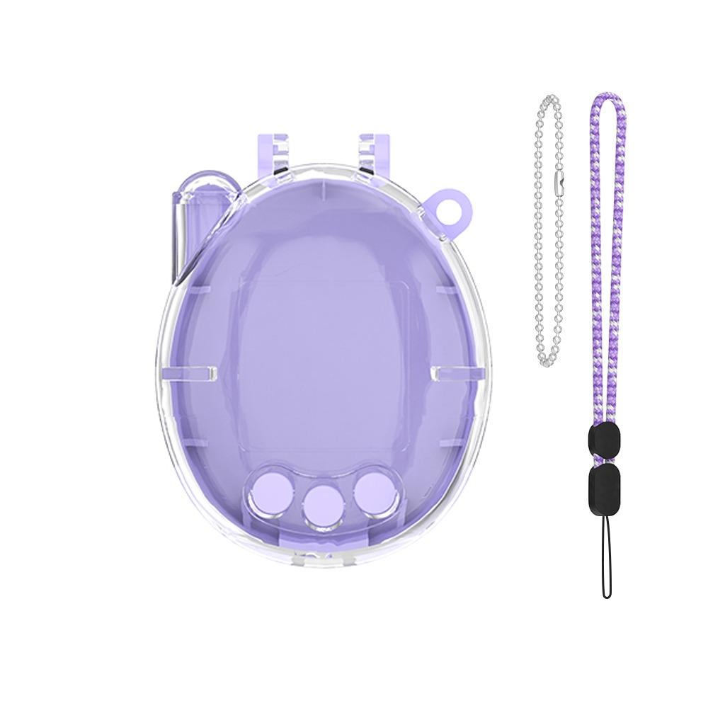 

Transparent Protective Case Dustproof Anti-Scratch Hard Shell Crystal PC Full Coverage Clear Cover for Tamagotchi Connection