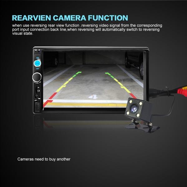 7010B 2020 New 7010B 7inch Car Radio Bluetooth V2.0 Car Stereo HD MP5 Player SD MMC USB FM MP3/MP4 Autoradio