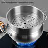 Yingbai 316 Stainless Steel Steamer & Soup Pot