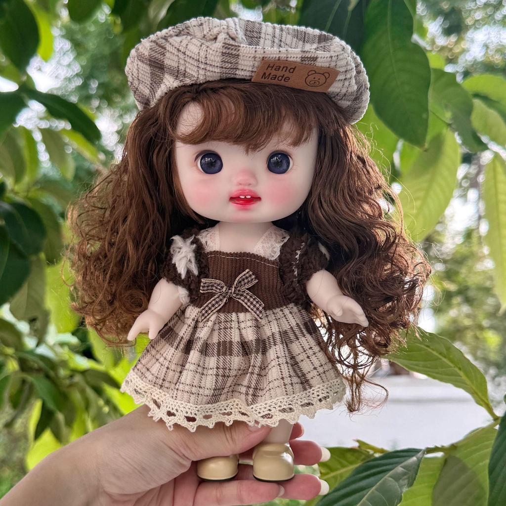 22C Adorable 5-Joint Baby Doll – Handmade Toy & Birthday Gift for Girls