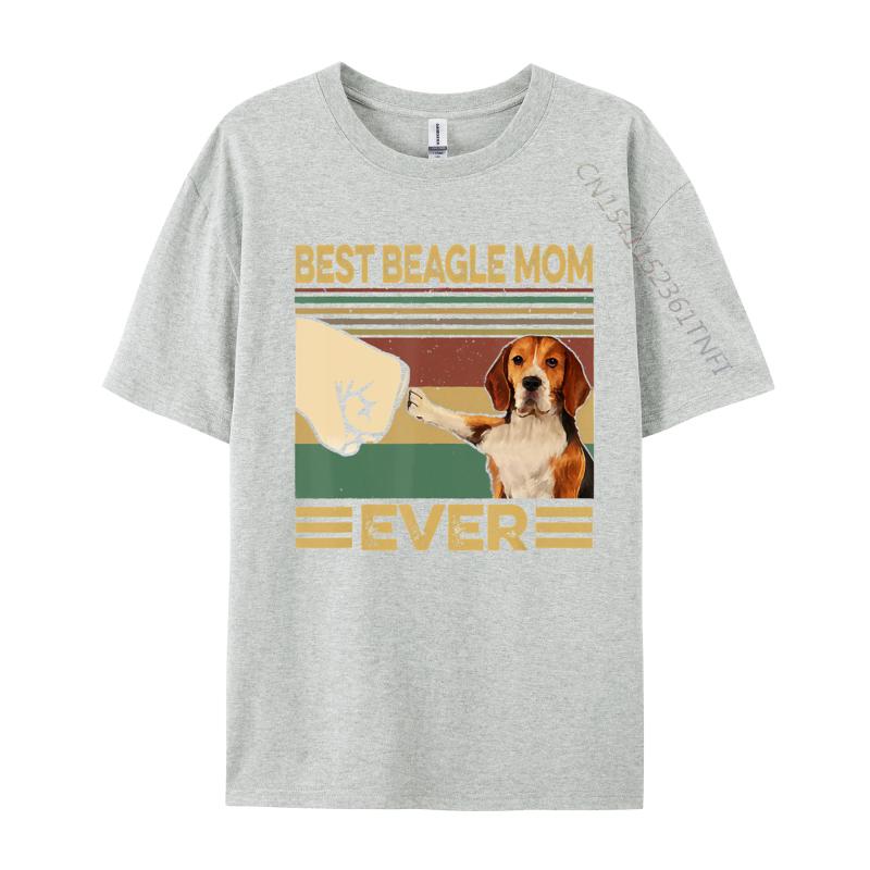 Best Beagle Mom Ever Tshirt Cotton Mens T Shirts Tops Tees Retro Printed Hot Sale Top Quality 3xl Men Clothing