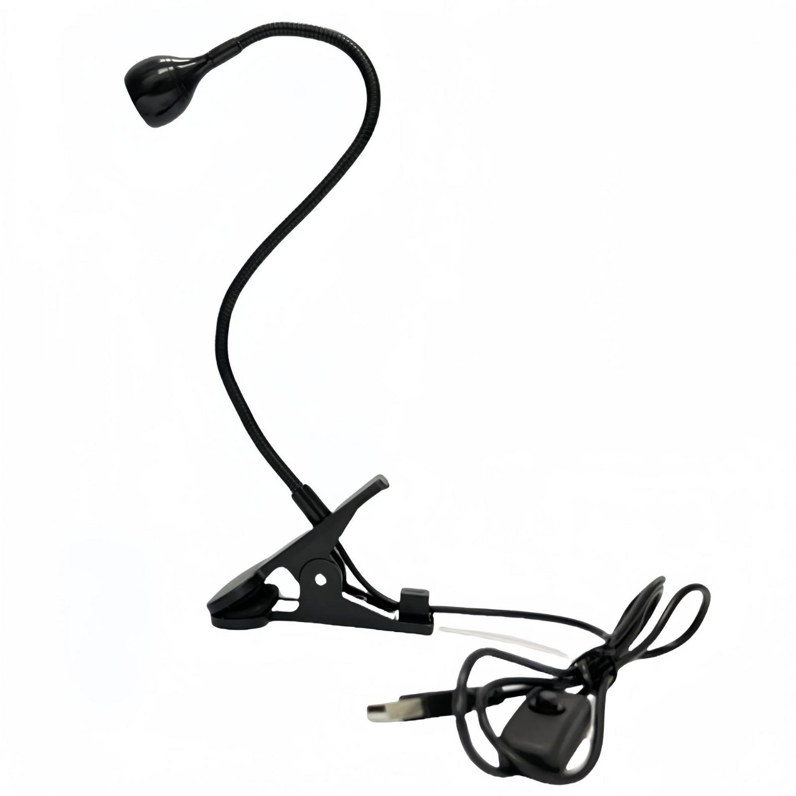 

LED Foldable Desk Lamp Eye-Protecting Bedside Light USB Night Light Student Study Bedroom Dorm Reading Lamp UV Light One Size чорний