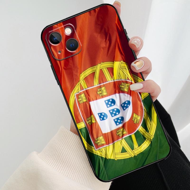 Portugal Flag Phone Case For iPhone 17 Pro Max 16 15 14 11 12 13 Pro Max mini 15 16 Plus 16e 17 Air Cover