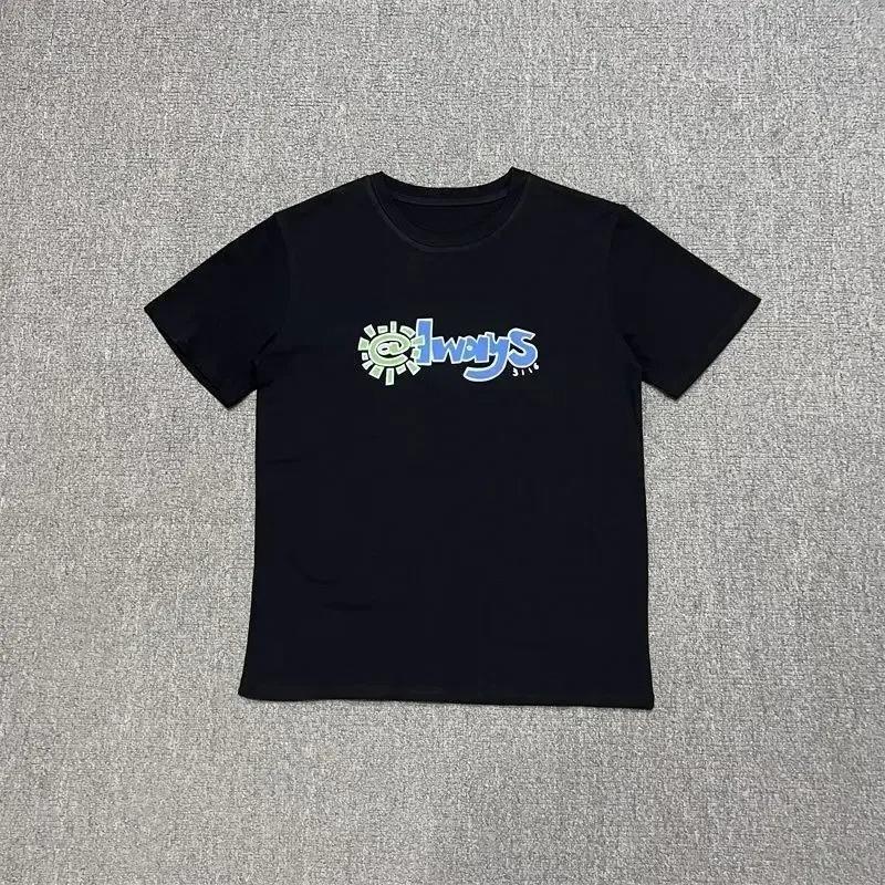 American Trendy Brand Fun Printing Short-sleeved Summer New Pure Cotton Loose Men and Women Couple Crew Neck T-shirt Harajuku