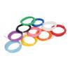 10 Color 3D Pen PCL Filament Refill 1.75mm Low Temperature Bright 3D Printing Pen Consumables 5m