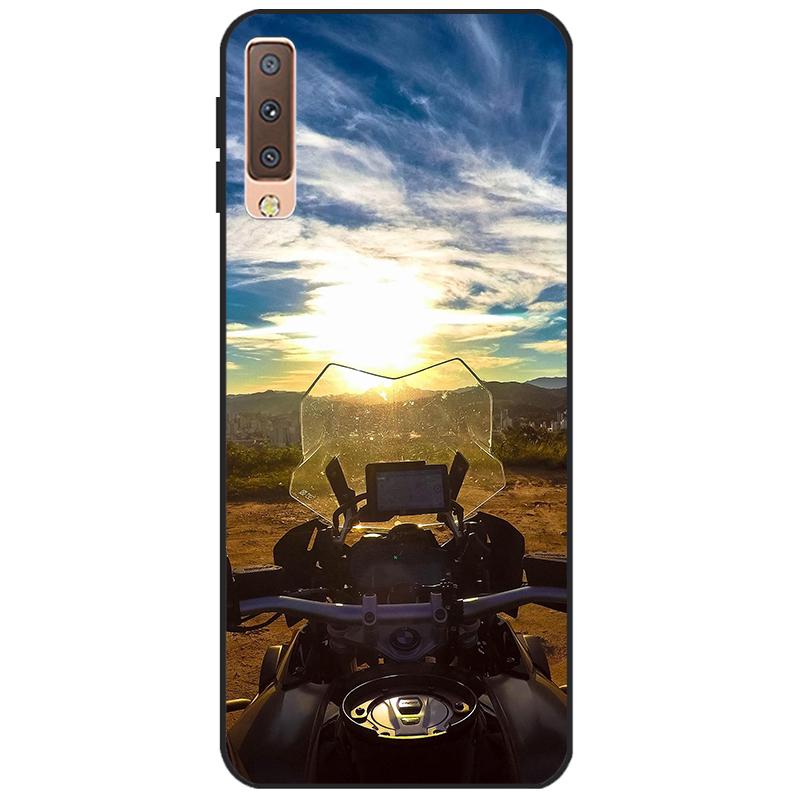 Cases For Samsung Galaxy A7 2018 Cover Silicon Color Phone Case Cover For Samsung A7 2018 A750 A750F 6.0 Inch Protective Shell