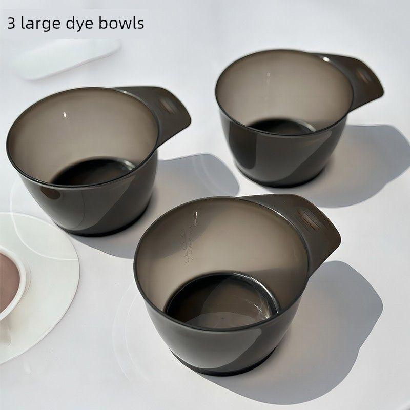 Hair Dyeing Tool Set for Home Use, Including Cape, Hair Dye Bowl, Comb, Soft Bristle Brush, Ear Covers, Professional Hairdressing Supplies