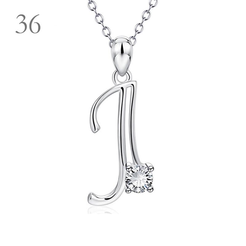 925 Sterling Silver Initial Letter Pendant Necklace for Girls Rose Gold 925 Sterling Silver Initial Letter Pendant Necklace for Girls Rose Gold