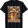 Tung Sahur T Shirt Vintage Washed Slightly Homme Comfortable Unisex Top For Everyday Wear Soft Fashion Designer Clothes