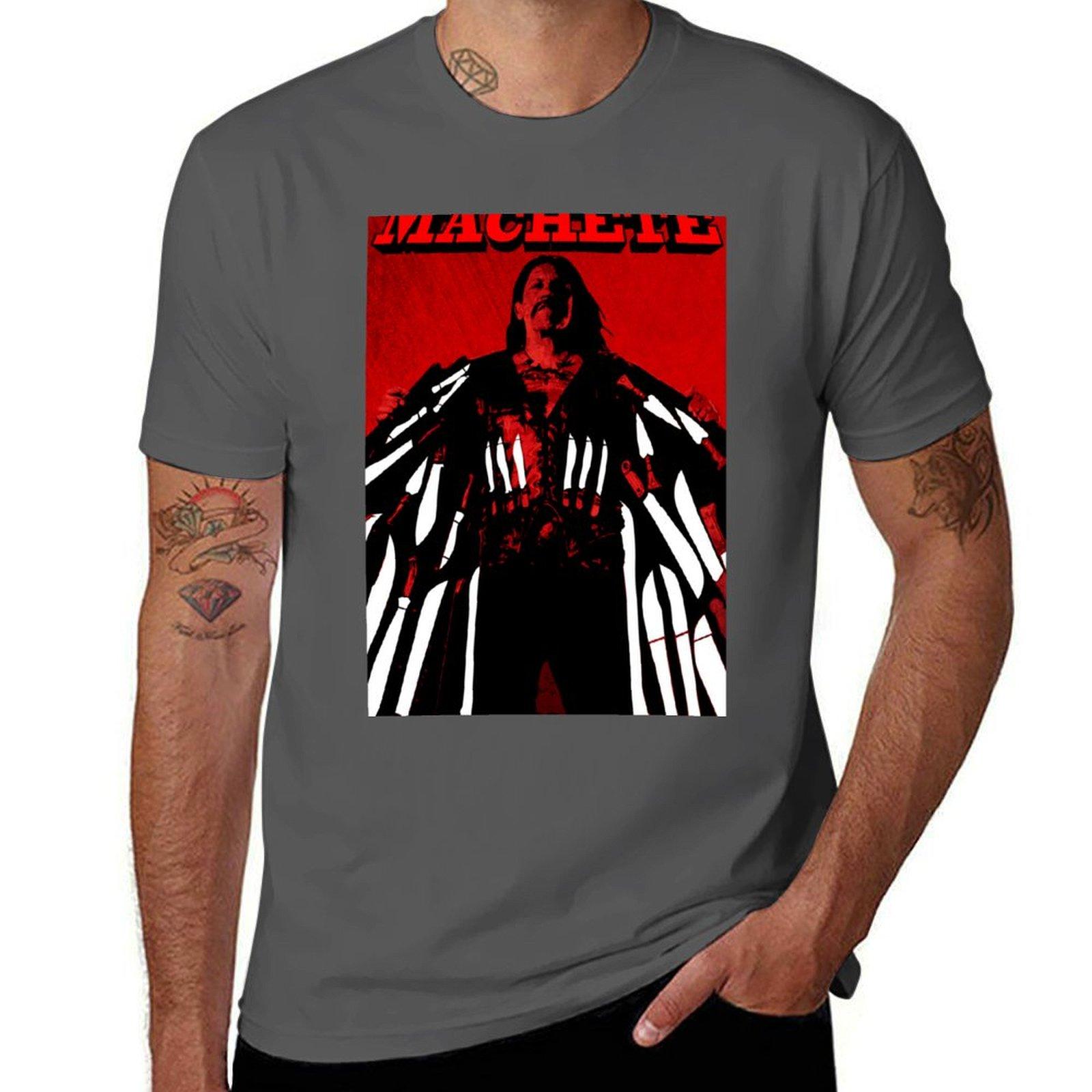 

Мачете Футболка футболки с принтами мужская футболка дизайнерская хлопковая футболка мужская футболка 4XL