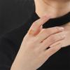 My Shape Cute Cat Rings Lovely Kitten Stainless Steel Finger Ring for Women Girls Adjustable Size Ring Fashion Jewelry Gifts
