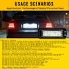 For VW GTi Golf 4 5 6 7 MK4 MK5 MK6 MK7 Passat B7 CC EOS Scirocco Beetle 2PCS LED Number License Plate Lights With Canbus