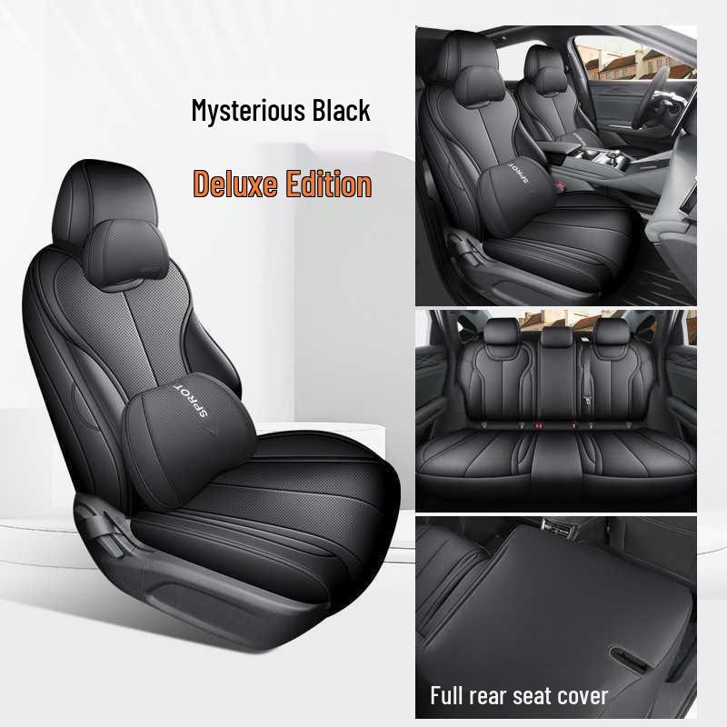 Car Seat Cushion for Qin PLUS DM-i: Leather, Five-Seater, Compatible with 25 Models