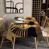 Halloween Themed Rectangle Tablecloth for Tables Decor Holiday Party Waterproof Family Dinner Table Cloth Halloween Decorations