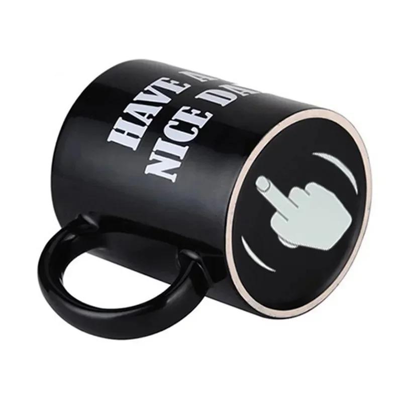 1pcs Finger Cup Creative Mug Anime Films and Television Products Funny Ceramic Coffee Breakfast Cup Christmas Gift