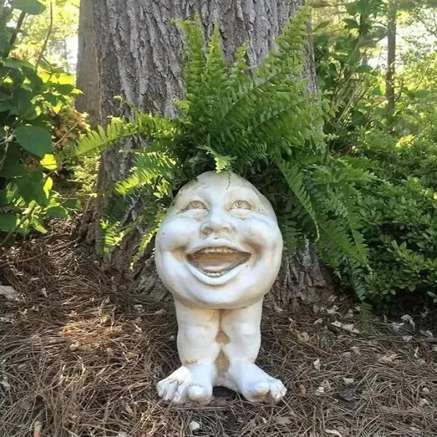 

Смішний Кашпо Смола Декорація Орнамент Дім One Size