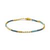 Bracelet - LUXENTER - Sisak - 18-carat Yellow Gold Finish - Multicolored Crystal - Elastic 55 Mm