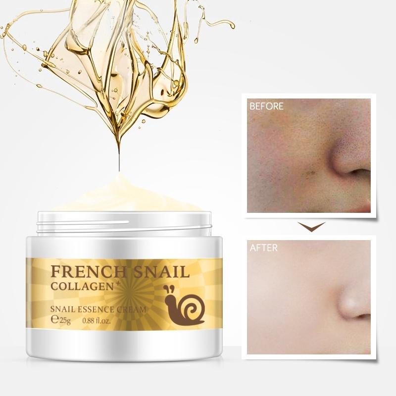 Snail Essence Face Cream Hyaluronic Acid Anti-aging Moisturizer Wrinkle Firming Snail Care