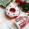 Christmas Tree Shaped Ball Christmas Tree Decorative Pendant Christmas Gift Bag Car House Snowman Garland New Year Ornament