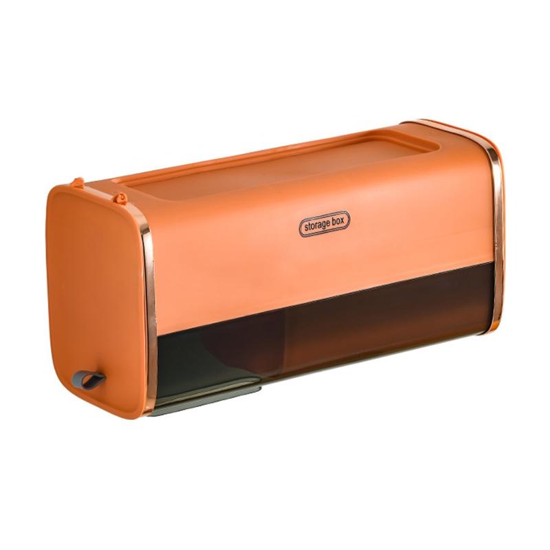 

Водонепроницаемая коробка для салфеток, настенный держатель для рулона бумаги, диспенсер для бумаги для отеля, дома, ванной, кухни, туалета, украшения оранжевый