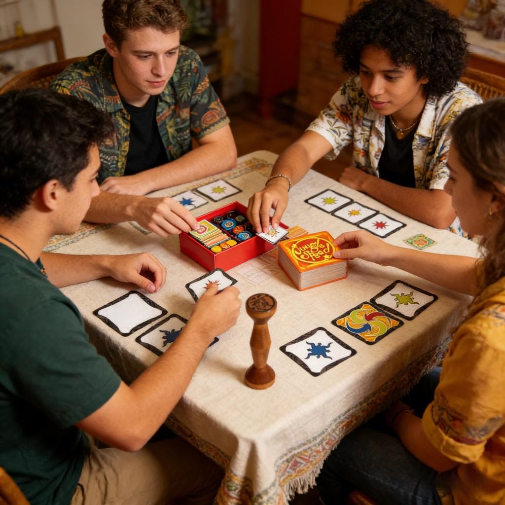 Jungle Speed Reaction Card Game For Quick Matching Fun At Home Parties