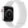 Pasek Alogy Nylon Strap Z Rzepem Do Apple Watch 1/2/3/4/5/6/7/8/Se/Ultra (42/44/45/49Mm) Biały