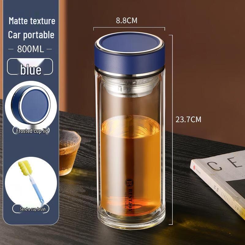 BESTJOY Fuguang Shixi Zhenpin Double-Layer Glass Cup