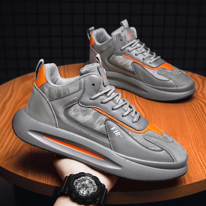 Men Casual Shoese Sale Non -Slip Lace -Up Shoes Men 'S Fashion Sneaker Men 'S Comfortable Flats Shoes Men 'S Vulcanize Shoes