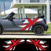 2pcs Union Jack Car Side Door Sticker Auto Body Stripe Decal Decoration For MINI Cooper JCW Countryman R60 R55 R56 F55 F56 F60