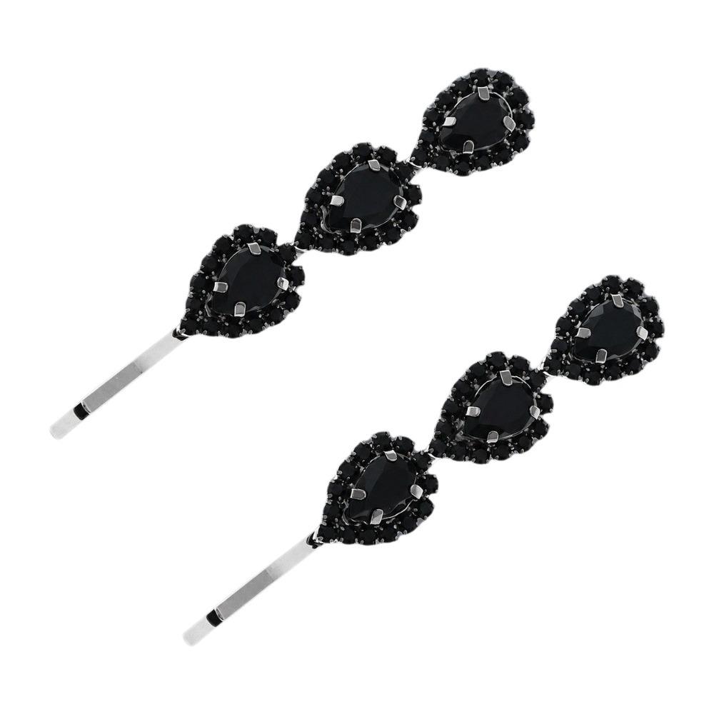 Spider Bangs Clip Black Halloween Hair Clips Creative Rhinestone Barrettes  Halloween Festival