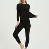 Dámské ultra měkké termoprádlo Long Johns sety s fleecovou podšívkou