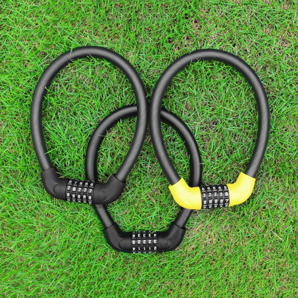 Diebstahlschutz Mountainbike Zahlenschlösser Universell Roller Draht Passwortschloss