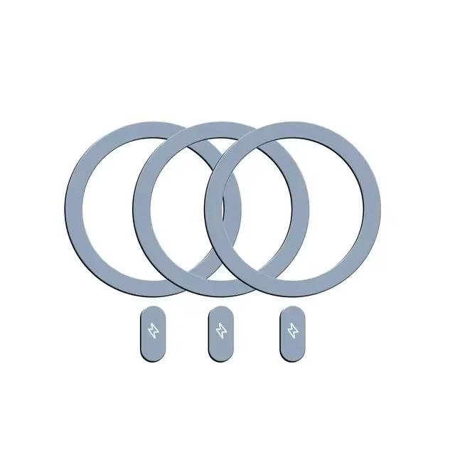 1/5 ks kovové nálepky kroužky univerzální bezdrátová nabíječka magnetické kroužky držák mobilního telefonu do auta železný plech pro iPhone 14 13 12