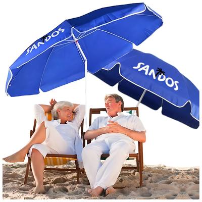 Folding Garden Beach Umbrella, Double-folding, Waterproof Cover, Xxl