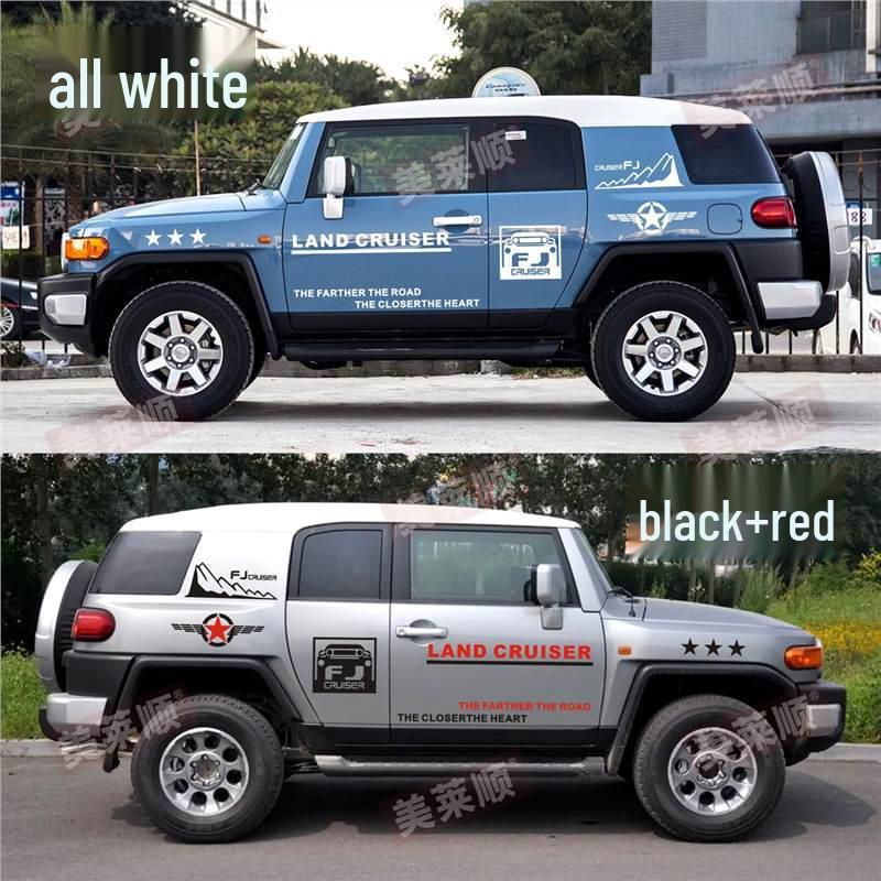 FJ Cruiser Terénní SUV Samolepka s pruhem barvy karoserie