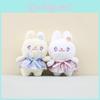 Lovable Plush Bunny Keychain Adorable Rabbit Bag Decoration Soft Pp Cotton Design