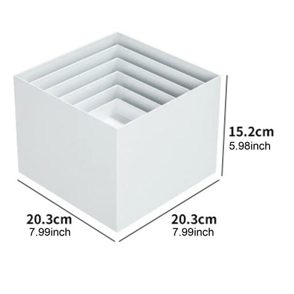 Stackable Acrylic Display Cube Square Shape Dessert Display Stand Buffet Decorating Box  Jewelry