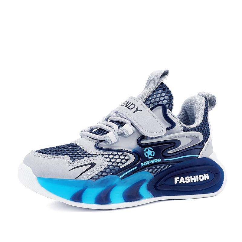 Childrens Tennis Shoes Boys School Running Exercise Anti Slip Cushioning Sports Shoes 2025 New Lightweight Leather Casual Shoes