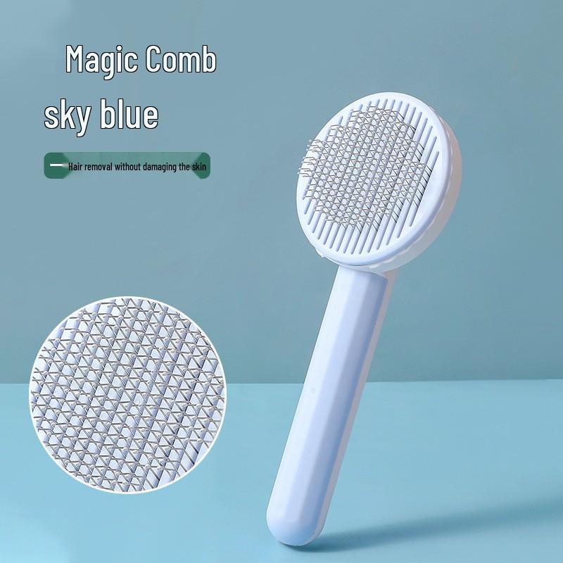 Self-Cleaning Pet Massage Comb for Hair Removal