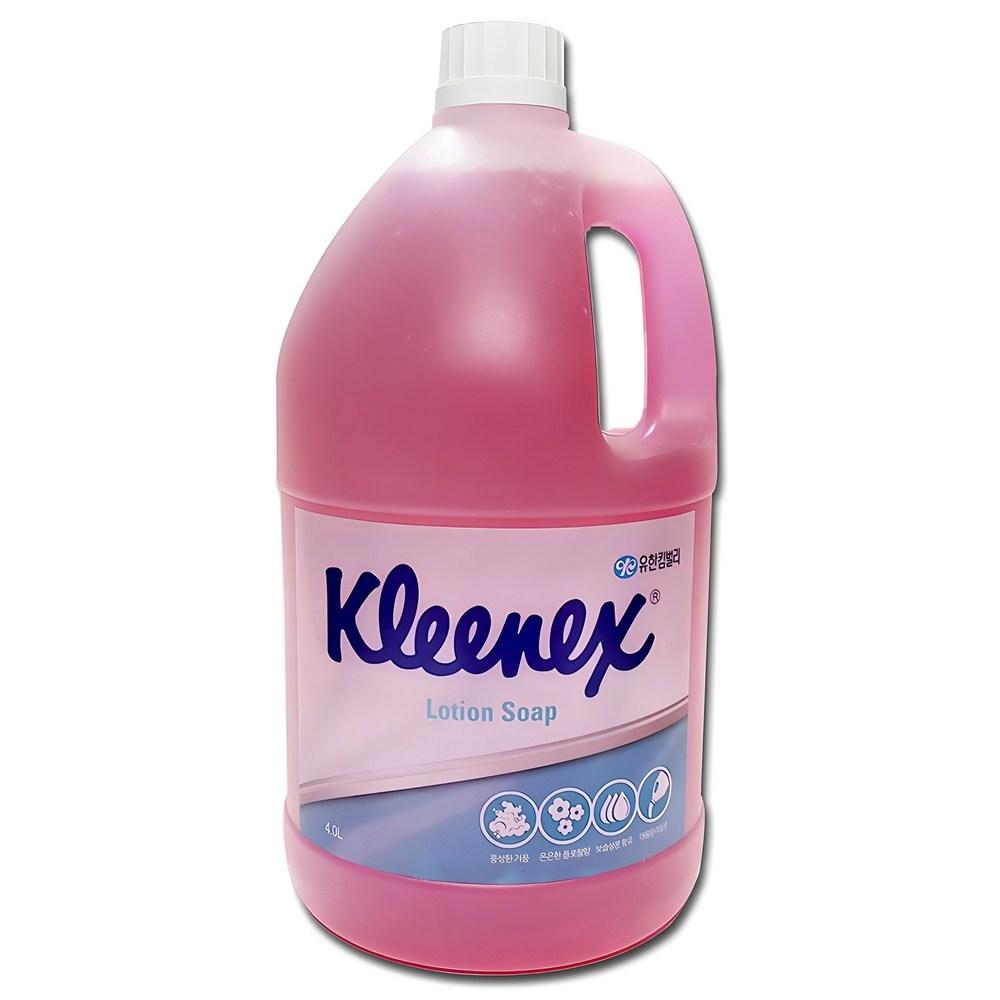 Kleenex Pink Lotion Soap Hand Wash Subtle Floral Scent 4L 1 pcs